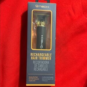 GTech Rechargeable Hair Trimmer - Black and Gold